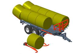 Подборщик-транспортировщик рулонов TRB10